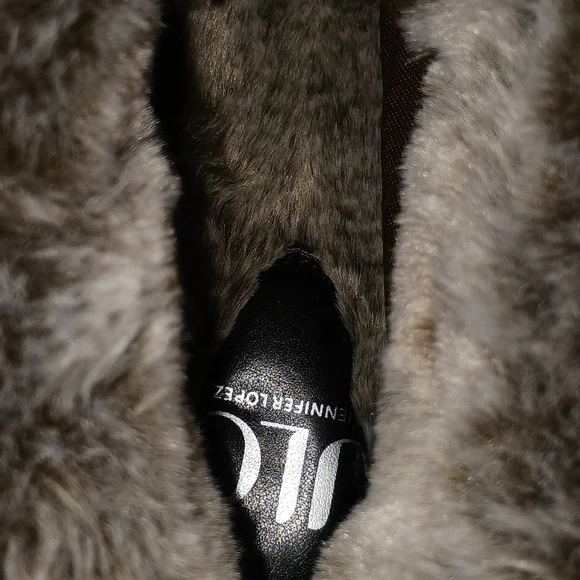 J-Lo Jennifer Lopez Gerard Faux-Fur Hiking Booties/Shoes Size 7 for Women - Picture 9 of 9